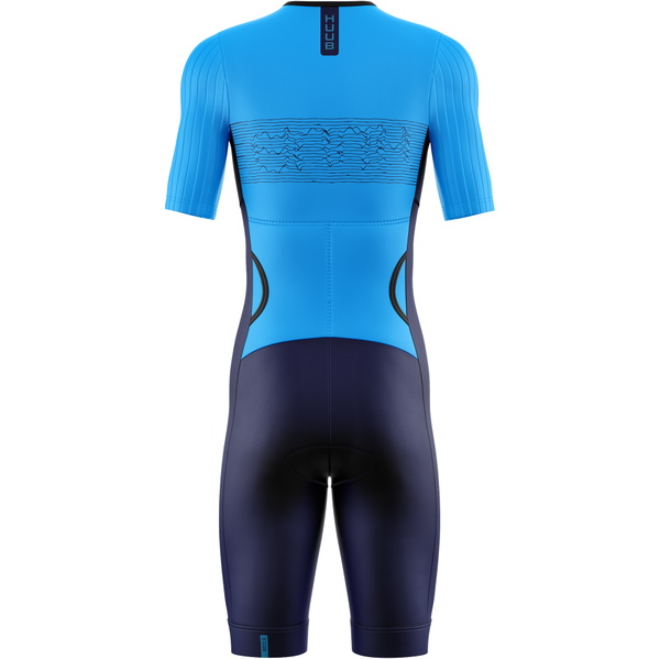 2026 HUUB Mens Contour Tri Suit CONTSBN - Blue / Navy